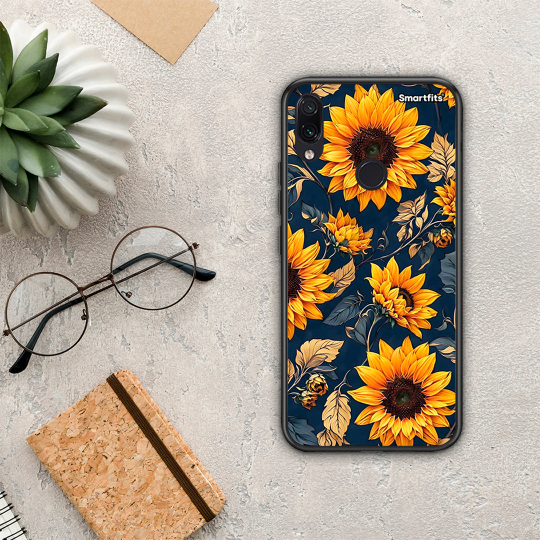 Autumn Sunflowers - Xiaomi Redmi Note 7 θήκη