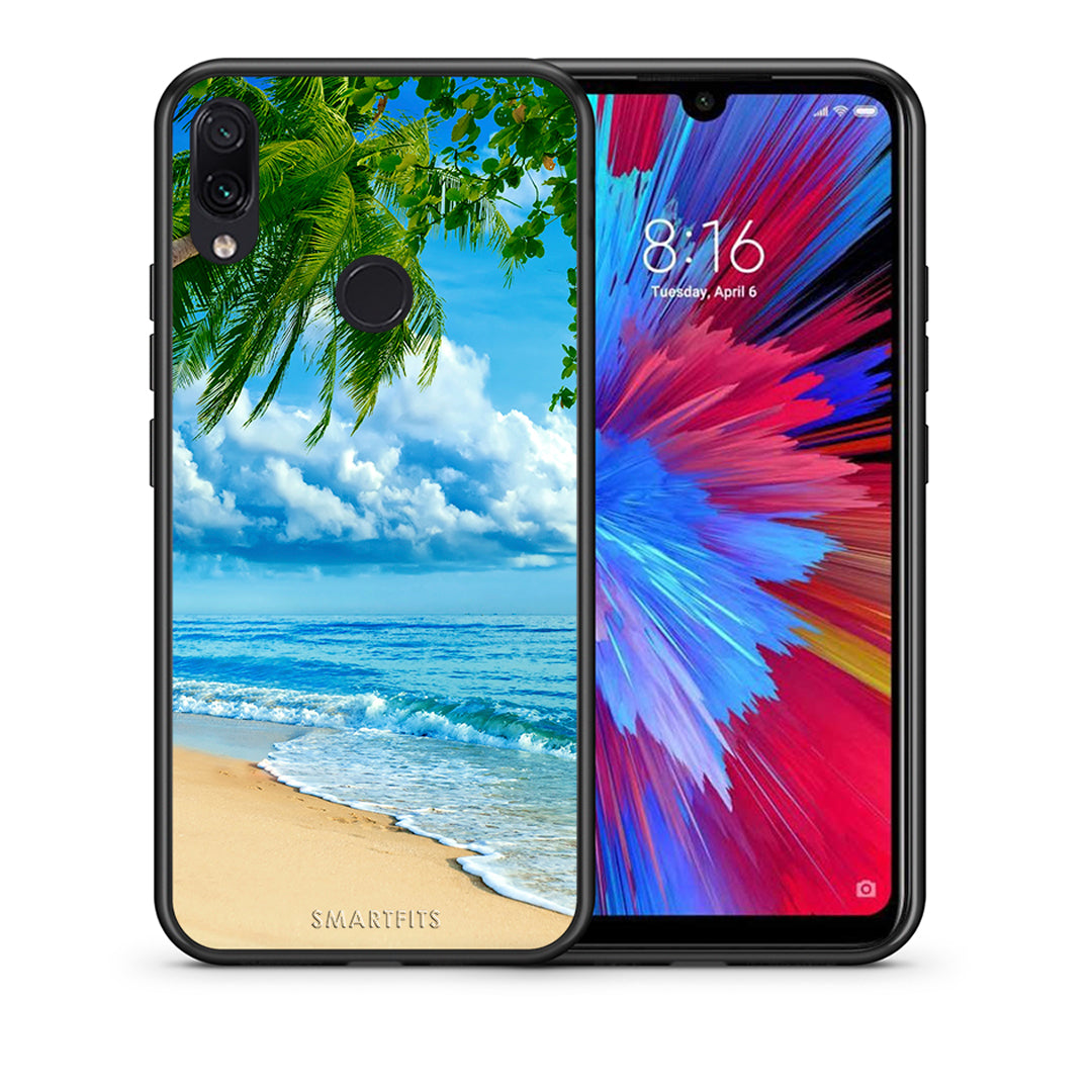 Θήκη Xiaomi Redmi Note 7 Beautiful Beach από τη Smartfits με σχέδιο στο πίσω μέρος και μαύρο περίβλημα | Xiaomi Redmi Note 7 Beautiful Beach case with colorful back and black bezels