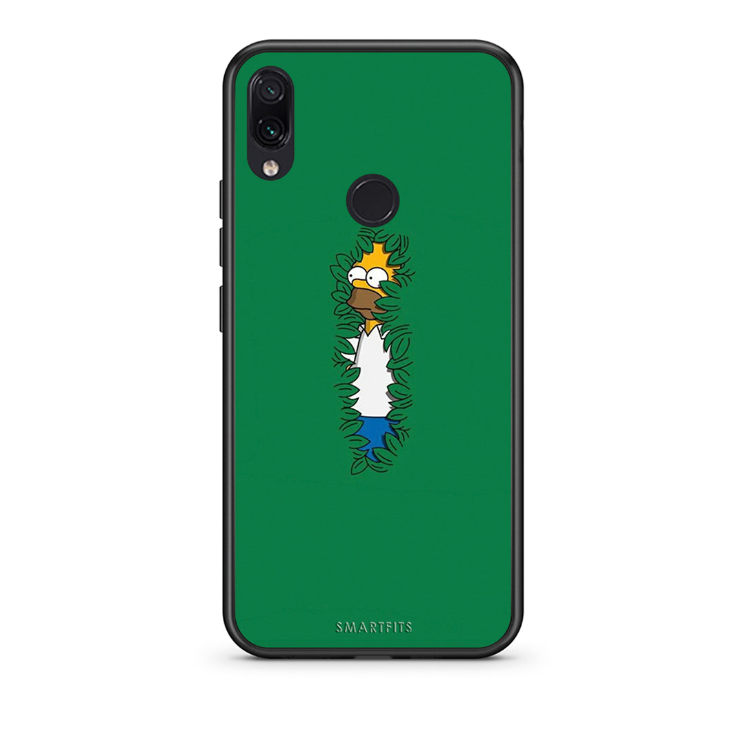 Xiaomi Redmi Note 7 Bush Man Θήκη Αγίου Βαλεντίνου από τη Smartfits με σχέδιο στο πίσω μέρος και μαύρο περίβλημα | Smartphone case with colorful back and black bezels by Smartfits