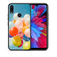 Thumbnail for Θήκη Xiaomi Redmi Note 7 Colorful Balloons από τη Smartfits με σχέδιο στο πίσω μέρος και μαύρο περίβλημα | Xiaomi Redmi Note 7 Colorful Balloons case with colorful back and black bezels