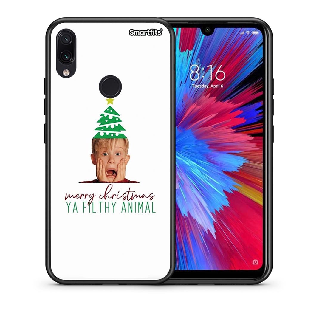 Θήκη Xiaomi Redmi Note 7 Filthy Animal από τη Smartfits με σχέδιο στο πίσω μέρος και μαύρο περίβλημα | Xiaomi Redmi Note 7 Filthy Animal case with colorful back and black bezels