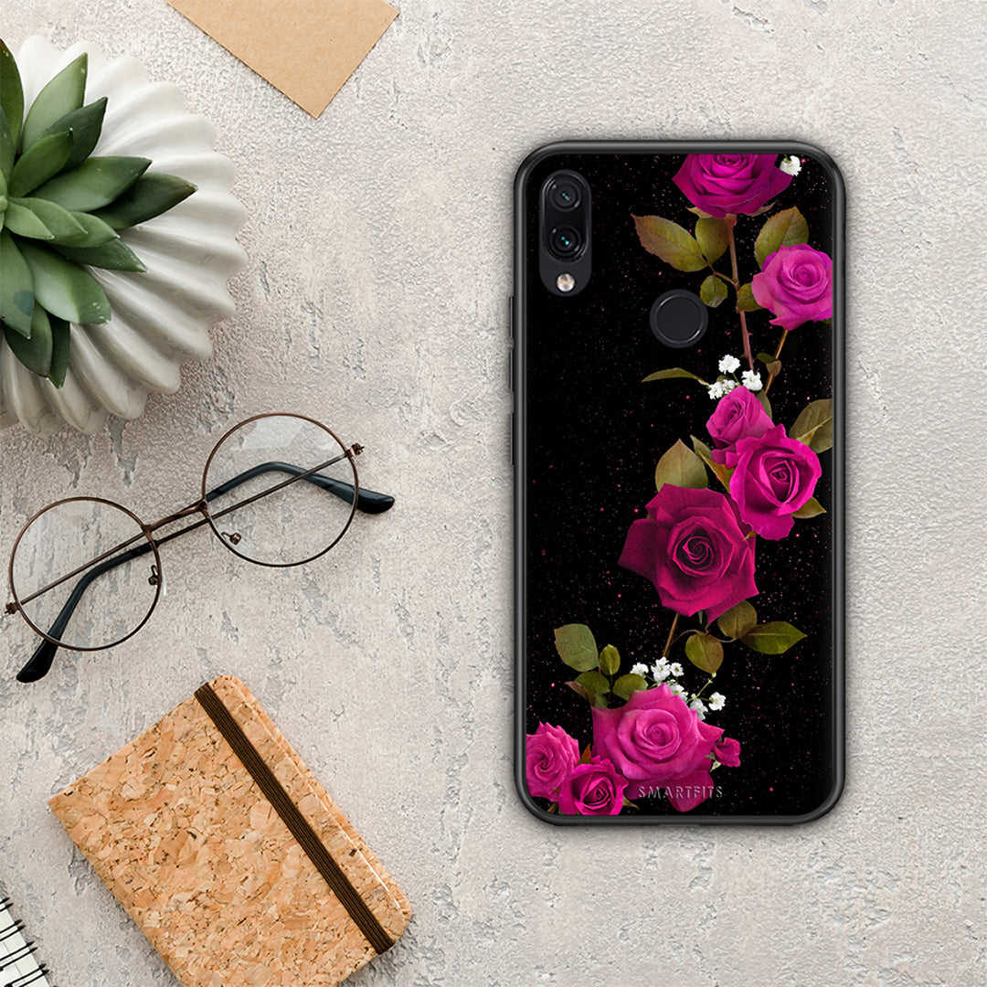Flower Red Roses - Xiaomi Redmi Note 7 case