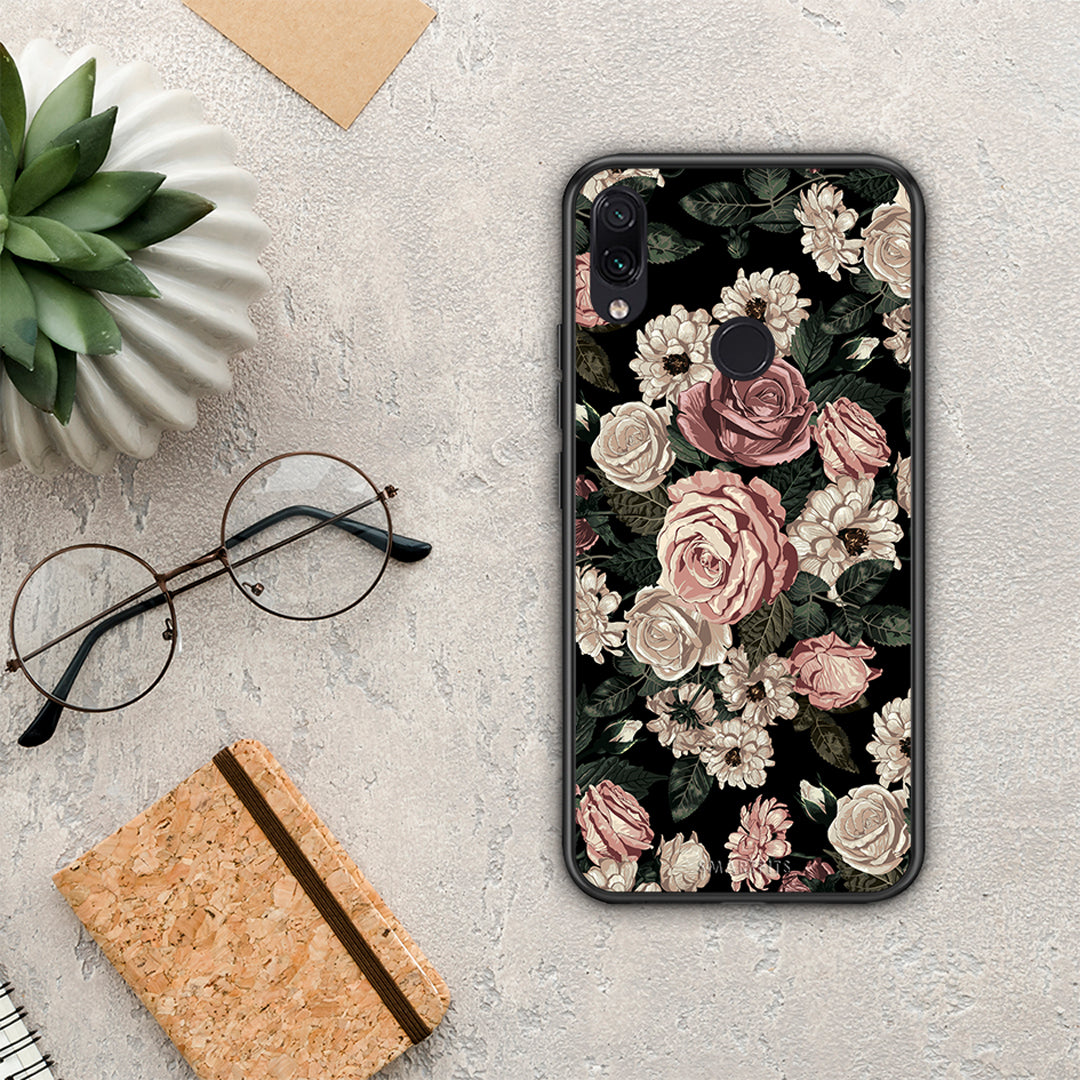 Flower Wild Roses - Xiaomi Redmi Note 7 case
