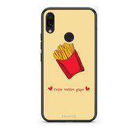 Thumbnail for Xiaomi Redmi Note 7 Fries Before Guys Θήκη Αγίου Βαλεντίνου από τη Smartfits με σχέδιο στο πίσω μέρος και μαύρο περίβλημα | Smartphone case with colorful back and black bezels by Smartfits