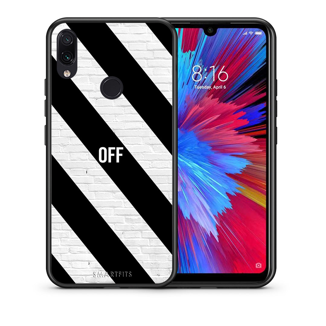 Θήκη Xiaomi Redmi Note 7 Get Off από τη Smartfits με σχέδιο στο πίσω μέρος και μαύρο περίβλημα | Xiaomi Redmi Note 7 Get Off case with colorful back and black bezels