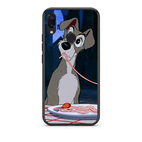 Thumbnail for Xiaomi Redmi Note 7 Lady And Tramp 1 Θήκη Αγίου Βαλεντίνου από τη Smartfits με σχέδιο στο πίσω μέρος και μαύρο περίβλημα | Smartphone case with colorful back and black bezels by Smartfits