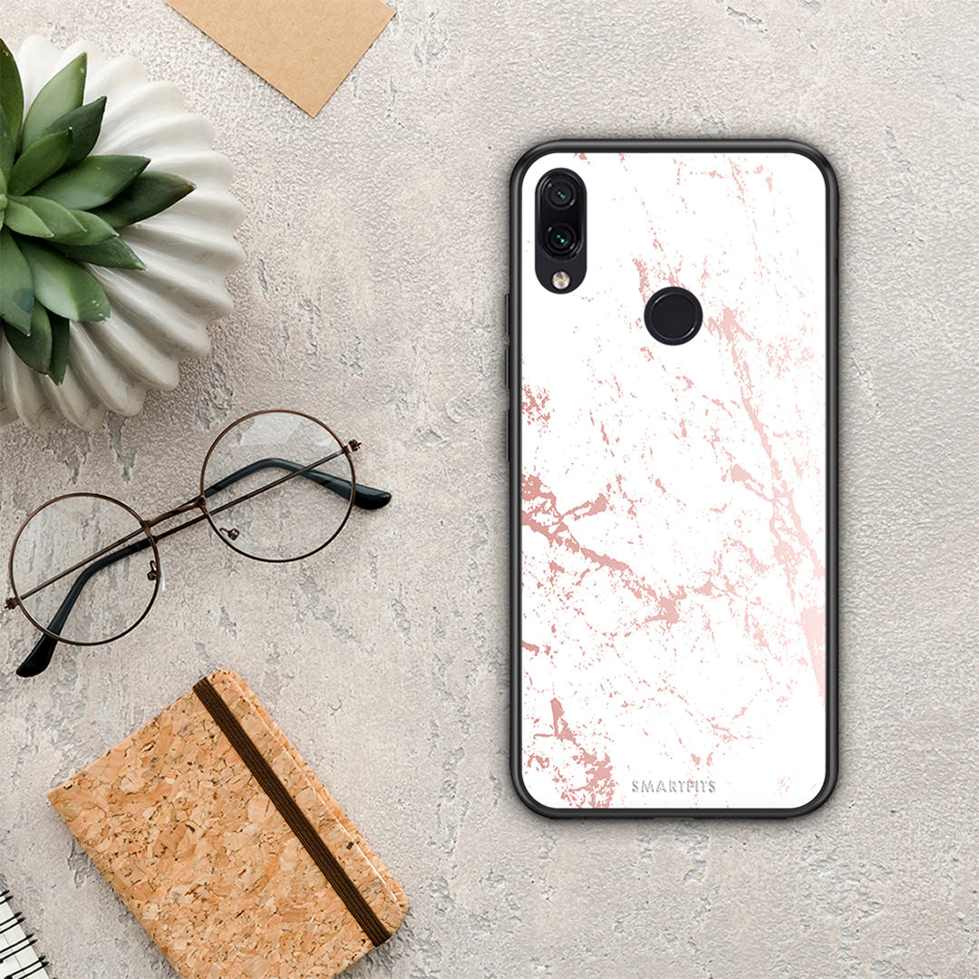 Marble Pink Splash - Xiaomi Redmi Note 7 case