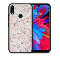 Thumbnail for Θήκη Xiaomi Redmi Note 7 Marble Terrazzo από τη Smartfits με σχέδιο στο πίσω μέρος και μαύρο περίβλημα | Xiaomi Redmi Note 7 Marble Terrazzo case with colorful back and black bezels
