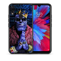 Thumbnail for Θήκη Xiaomi Redmi Note 7 Thanos PopArt από τη Smartfits με σχέδιο στο πίσω μέρος και μαύρο περίβλημα | Xiaomi Redmi Note 7 Thanos PopArt case with colorful back and black bezels