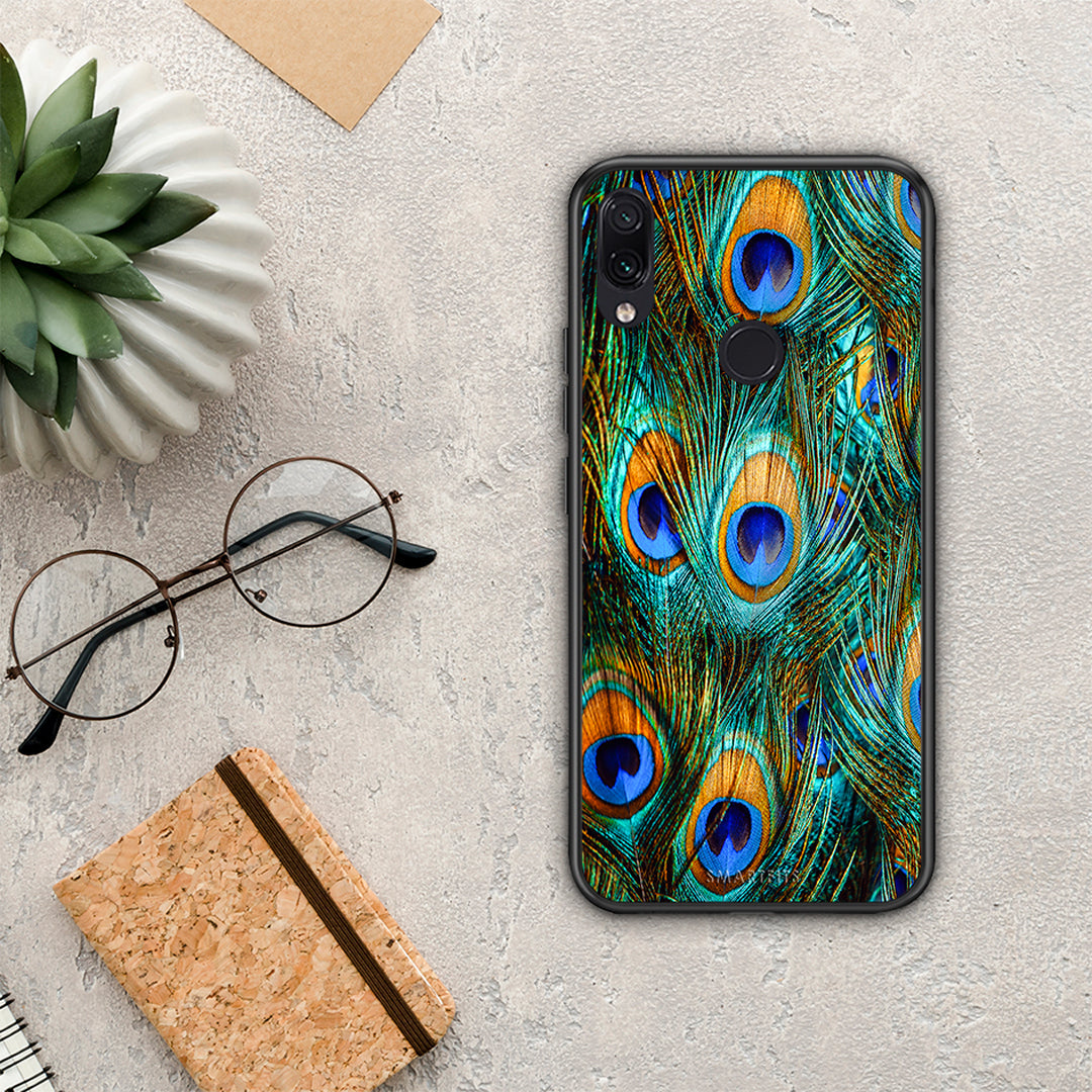 Real Peacock Feathers - Xiaomi Redmi Note 7 case