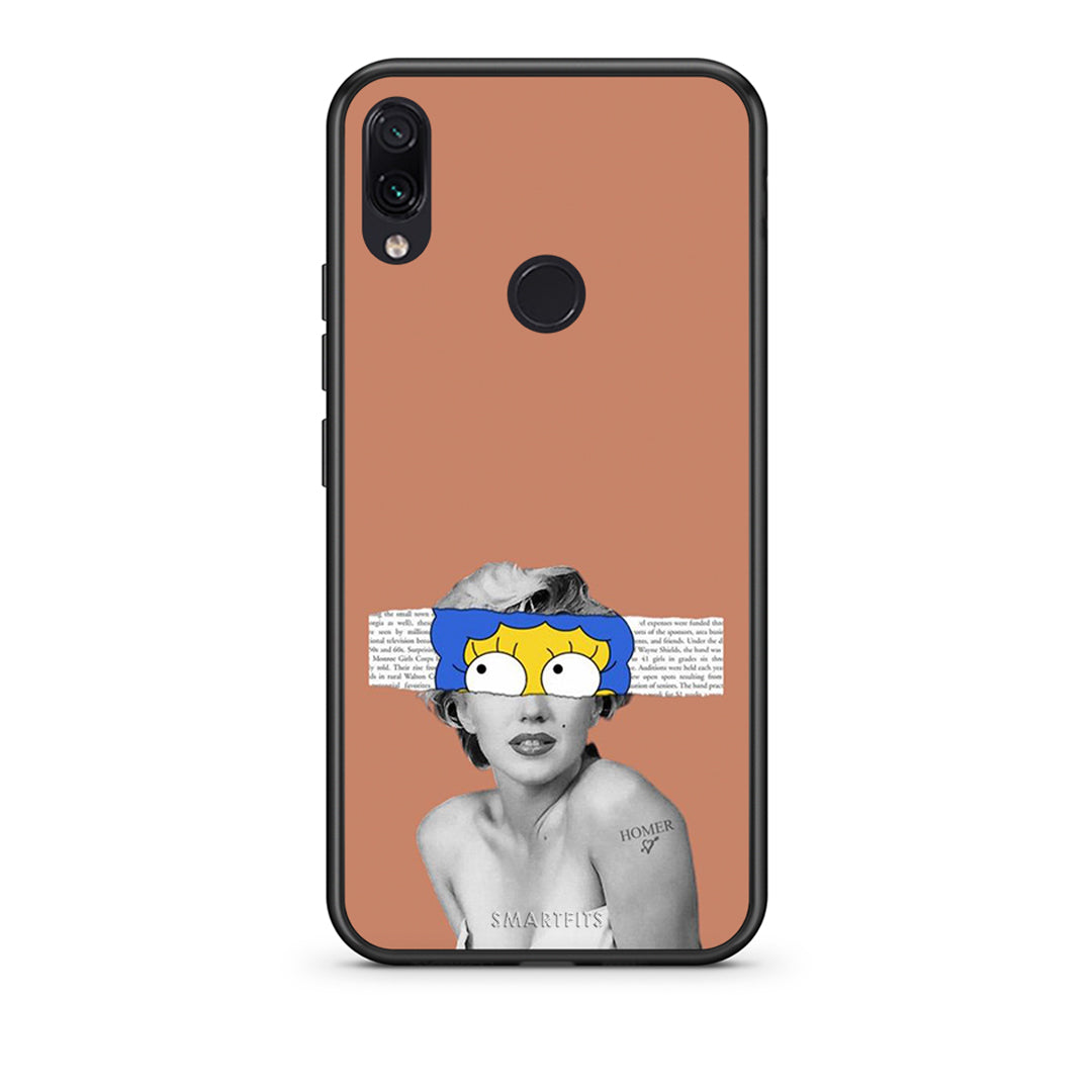 Xiaomi Redmi Note 7 Sim Merilyn θήκη από τη Smartfits με σχέδιο στο πίσω μέρος και μαύρο περίβλημα | Smartphone case with colorful back and black bezels by Smartfits