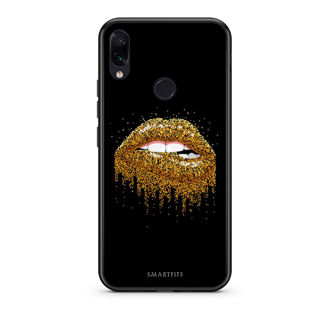 4 - Xiaomi Redmi Note 7 Golden Valentine case, cover, bumper