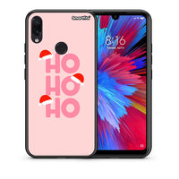 Thumbnail for Θήκη Xiaomi Redmi Note 7 Xmas Ho Ho Ho από τη Smartfits με σχέδιο στο πίσω μέρος και μαύρο περίβλημα | Xiaomi Redmi Note 7 Xmas Ho Ho Ho case with colorful back and black bezels