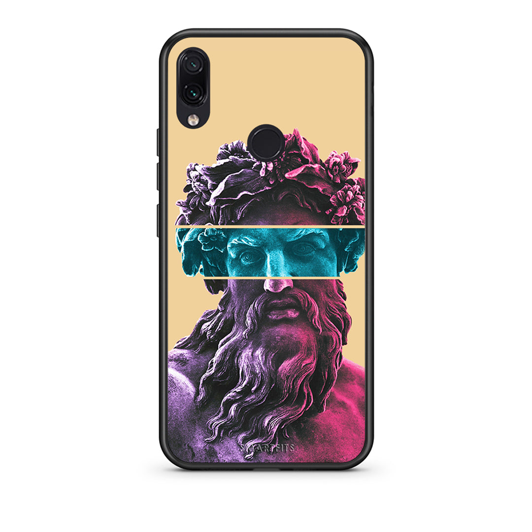 Xiaomi Redmi Note 7 Zeus Art Θήκη Αγίου Βαλεντίνου από τη Smartfits με σχέδιο στο πίσω μέρος και μαύρο περίβλημα | Smartphone case with colorful back and black bezels by Smartfits