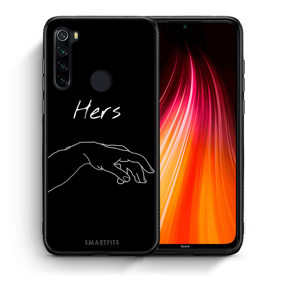 Θήκη Αγίου Βαλεντίνου Xiaomi Redmi Note 8 Aeshetic Love 1 από τη Smartfits με σχέδιο στο πίσω μέρος και μαύρο περίβλημα | Xiaomi Redmi Note 8 Aeshetic Love 1 case with colorful back and black bezels