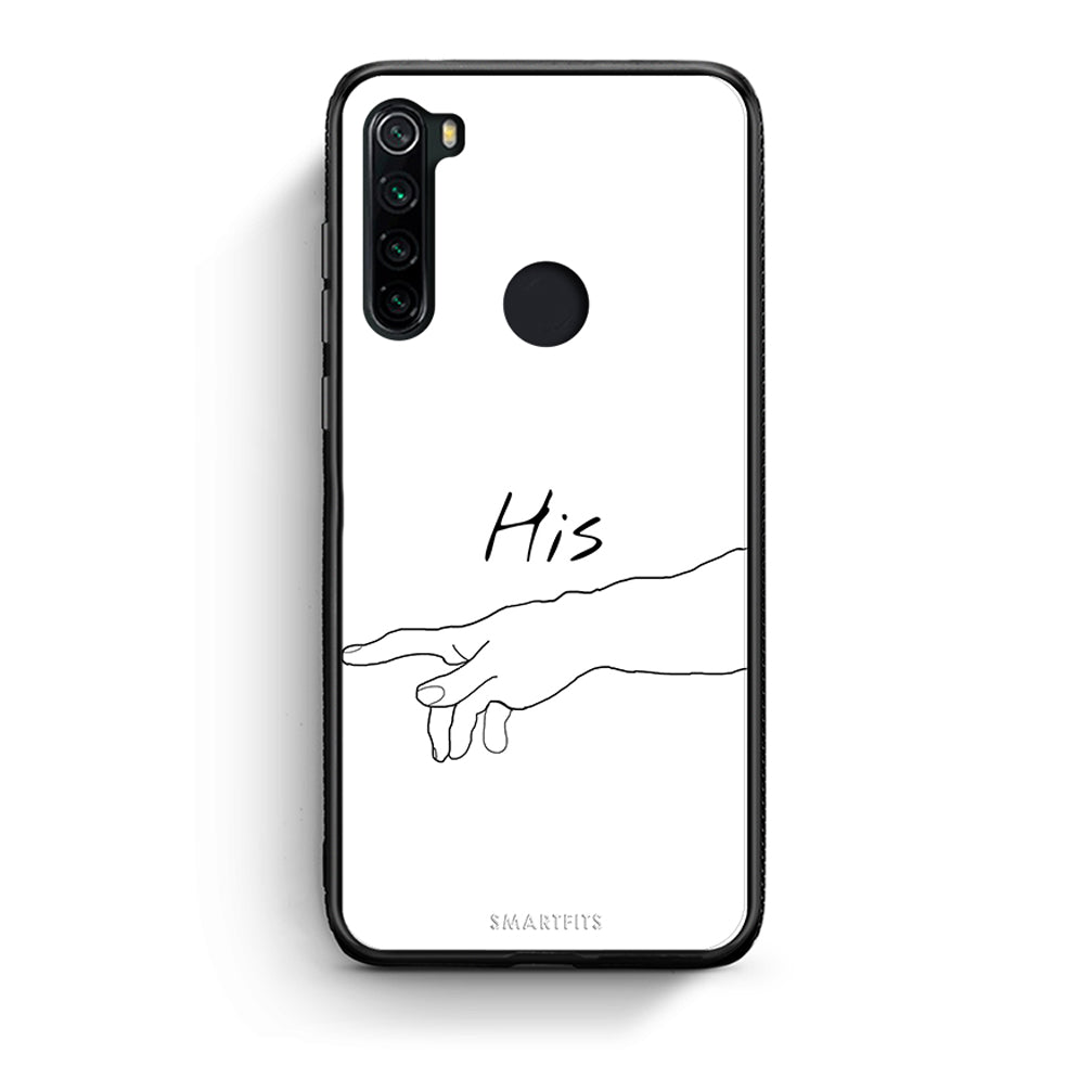 Xiaomi Redmi Note 8 Aeshetic Love 2 Θήκη Αγίου Βαλεντίνου από τη Smartfits με σχέδιο στο πίσω μέρος και μαύρο περίβλημα | Smartphone case with colorful back and black bezels by Smartfits