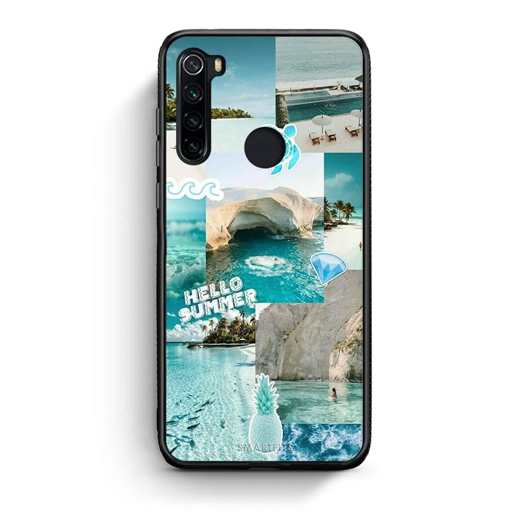 Xiaomi Redmi Note 8 Aesthetic Summer Θήκη από τη Smartfits με σχέδιο στο πίσω μέρος και μαύρο περίβλημα | Smartphone case with colorful back and black bezels by Smartfits