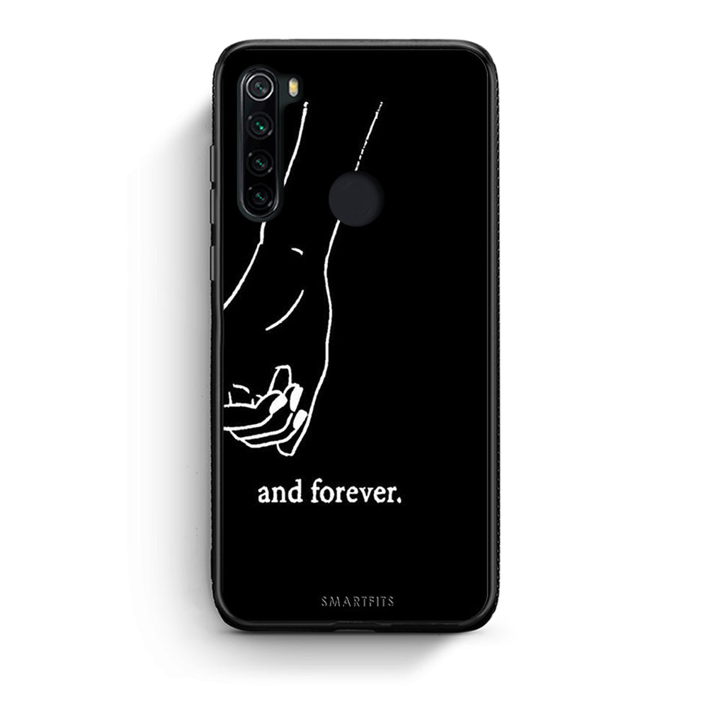 Xiaomi Redmi Note 8 Always & Forever 2 Θήκη Αγίου Βαλεντίνου από τη Smartfits με σχέδιο στο πίσω μέρος και μαύρο περίβλημα | Smartphone case with colorful back and black bezels by Smartfits