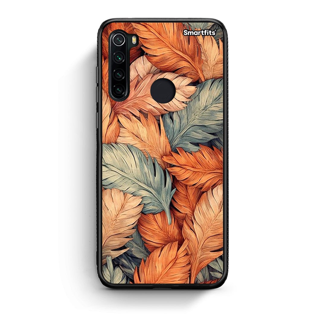 Xiaomi Redmi Note 8 Autumn Leaves Θήκη από τη Smartfits με σχέδιο στο πίσω μέρος και μαύρο περίβλημα | Smartphone case with colorful back and black bezels by Smartfits