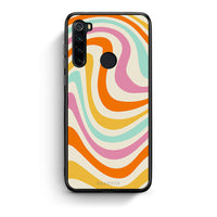 Thumbnail for Xiaomi Redmi Note 8 Colourful Waves θήκη από τη Smartfits με σχέδιο στο πίσω μέρος και μαύρο περίβλημα | Smartphone case with colorful back and black bezels by Smartfits