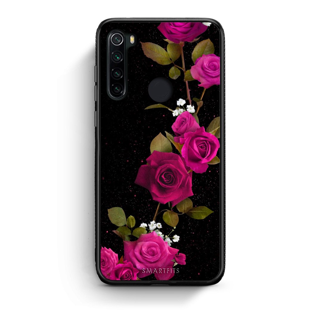 4 - Xiaomi Redmi Note 8 Red Roses Flower case, cover, bumper