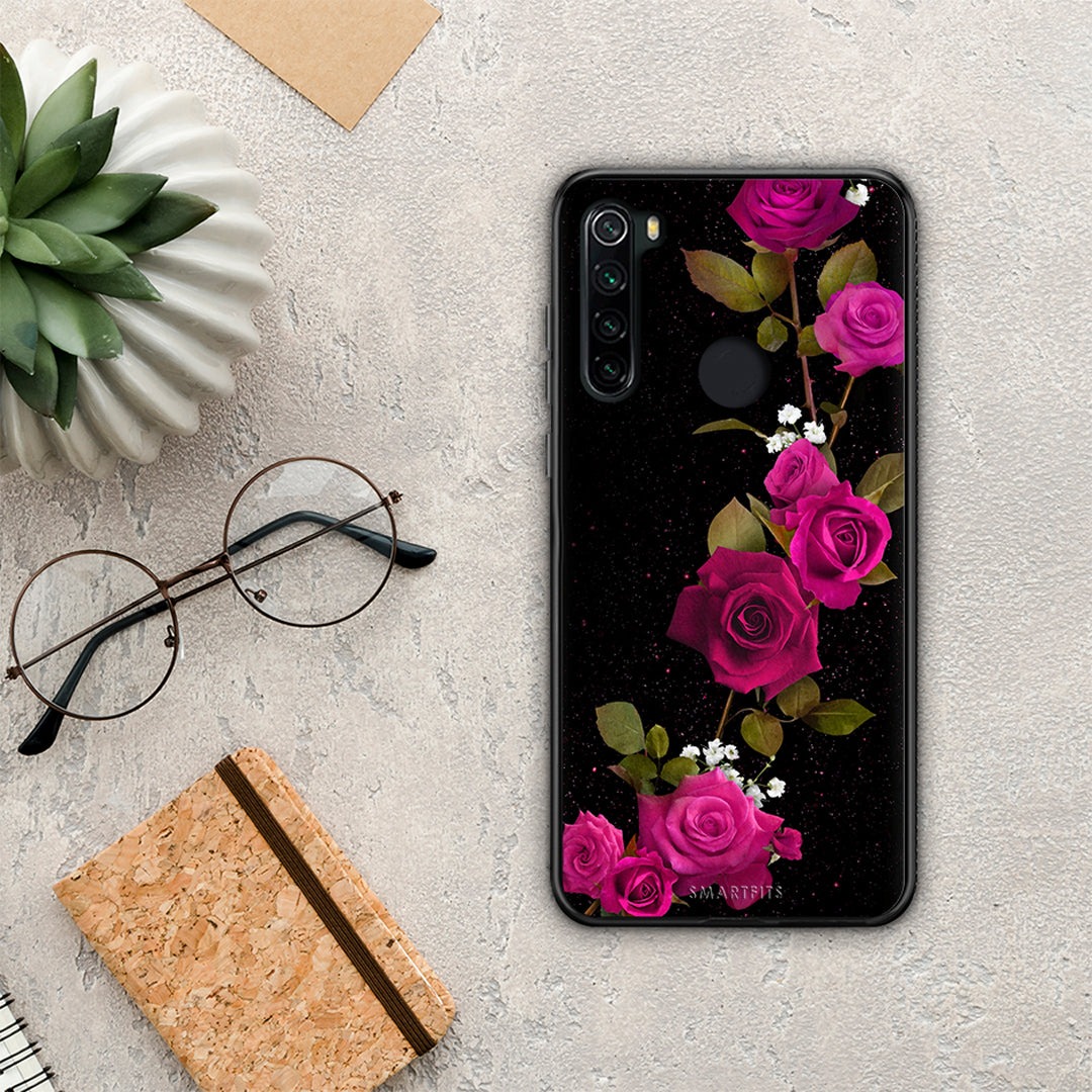 Flower Red Roses - Xiaomi Redmi Note 8 case