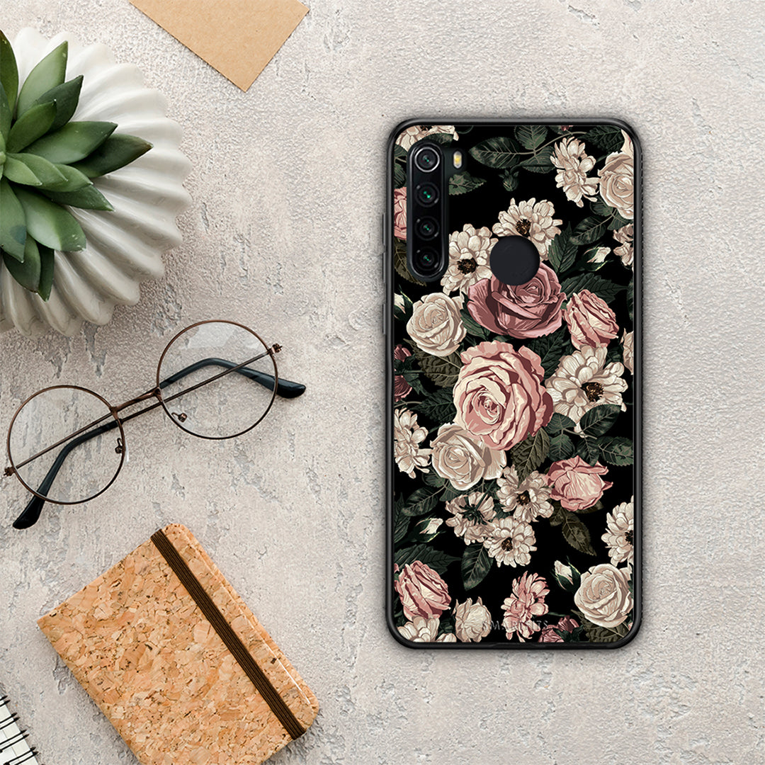Flower Wild Roses - Xiaomi Redmi Note 8 case