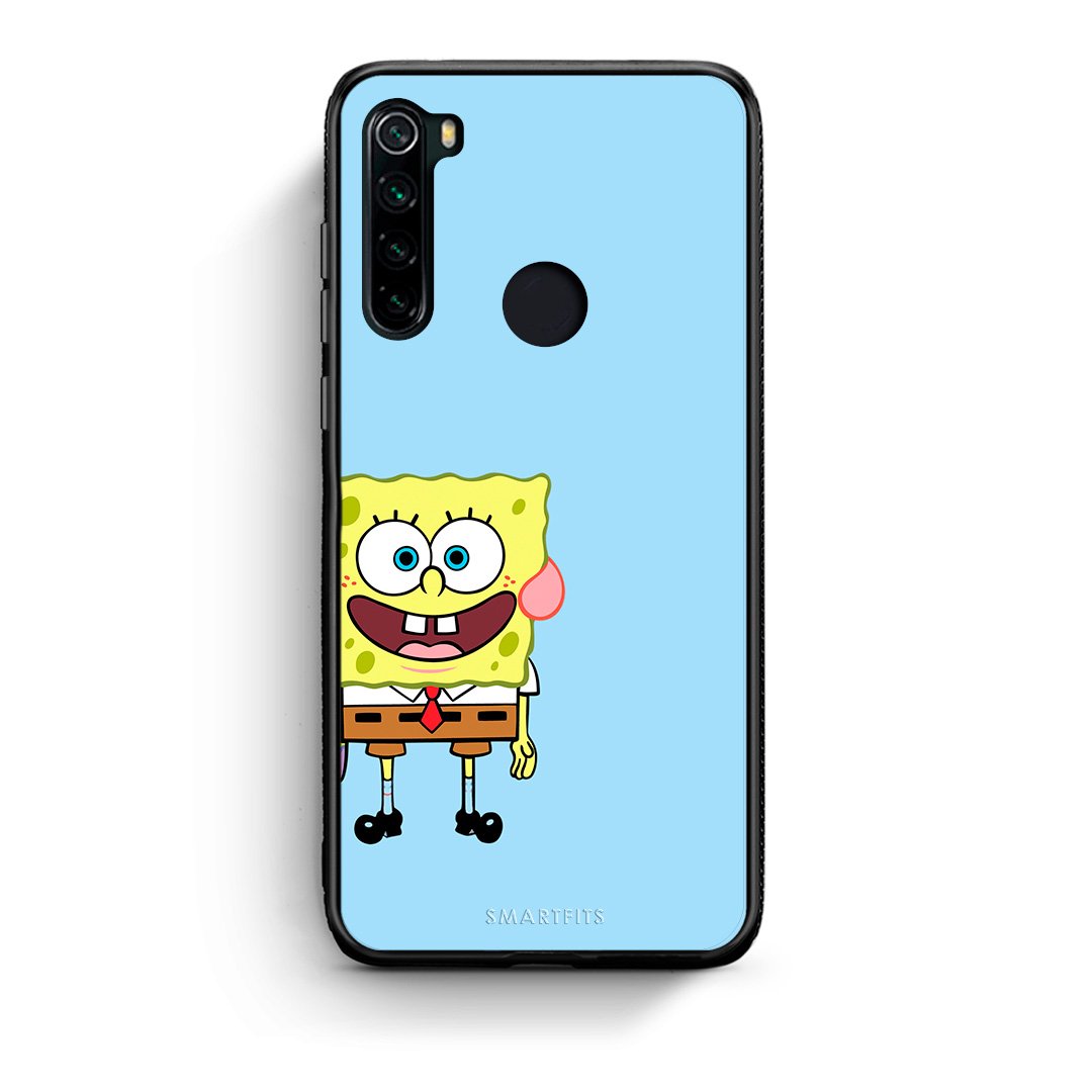 Xiaomi Redmi Note 8 Friends Bob θήκη από τη Smartfits με σχέδιο στο πίσω μέρος και μαύρο περίβλημα | Smartphone case with colorful back and black bezels by Smartfits