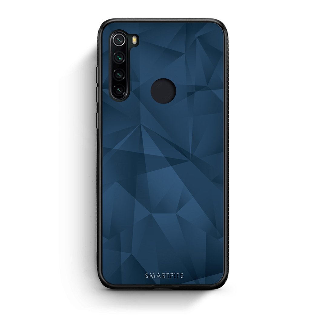 39 - Xiaomi Redmi Note 8 Blue Abstract Geometric case, cover, bumper