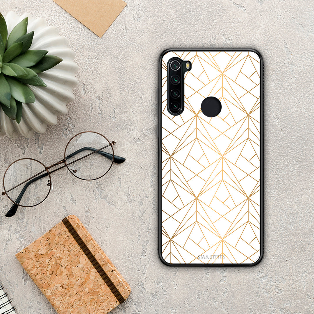 Geometric Luxury White - Xiaomi Redmi Note 8 Case