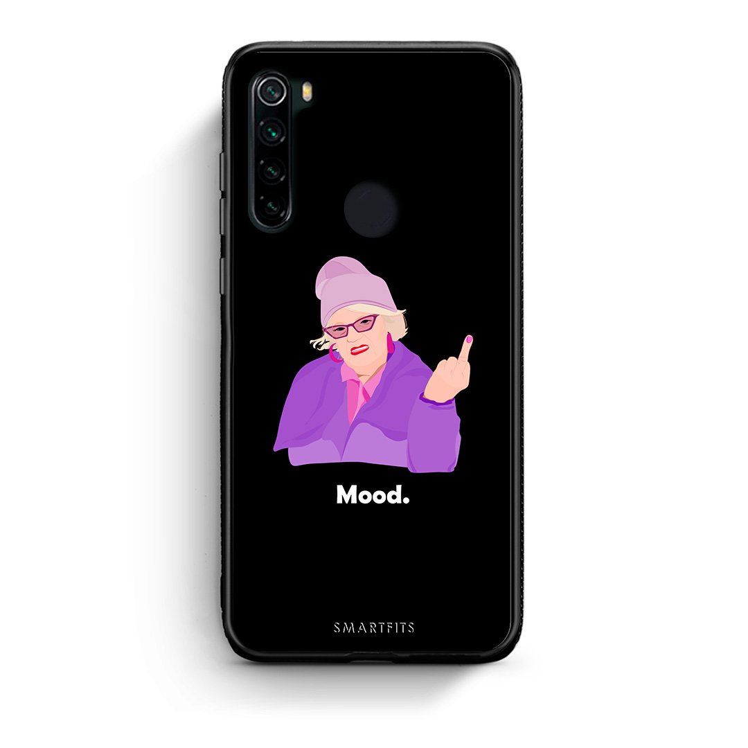 Xiaomi Redmi Note 8 Grandma Mood Black θήκη από τη Smartfits με σχέδιο στο πίσω μέρος και μαύρο περίβλημα | Smartphone case with colorful back and black bezels by Smartfits