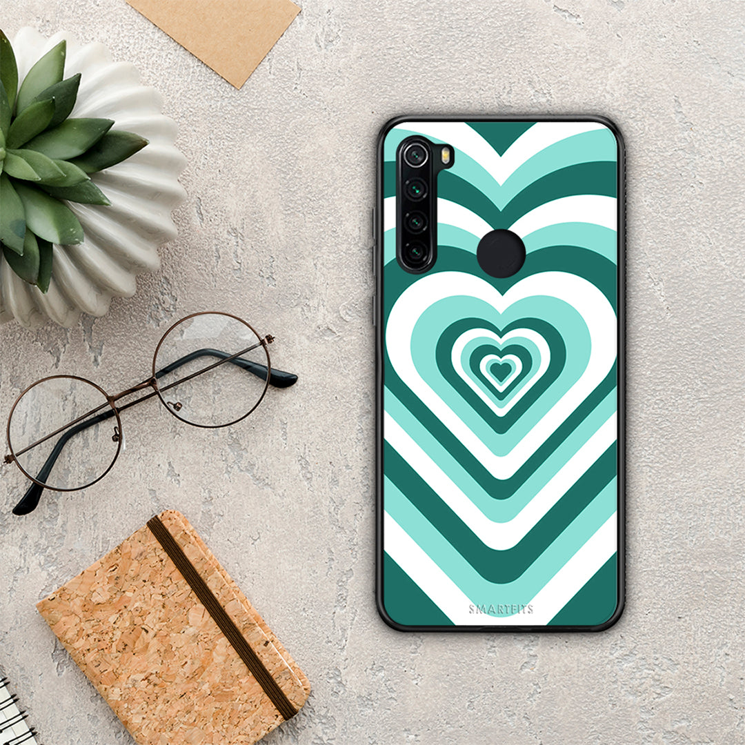 Green Hearts - Xiaomi Redmi Note 8 case