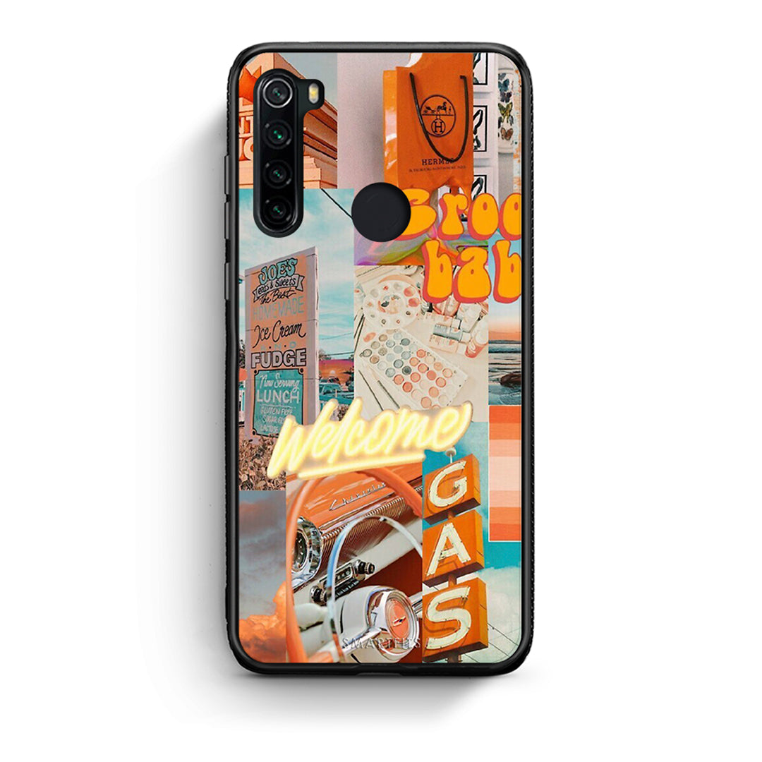 Xiaomi Redmi Note 8 Groovy Babe Θήκη Αγίου Βαλεντίνου από τη Smartfits με σχέδιο στο πίσω μέρος και μαύρο περίβλημα | Smartphone case with colorful back and black bezels by Smartfits