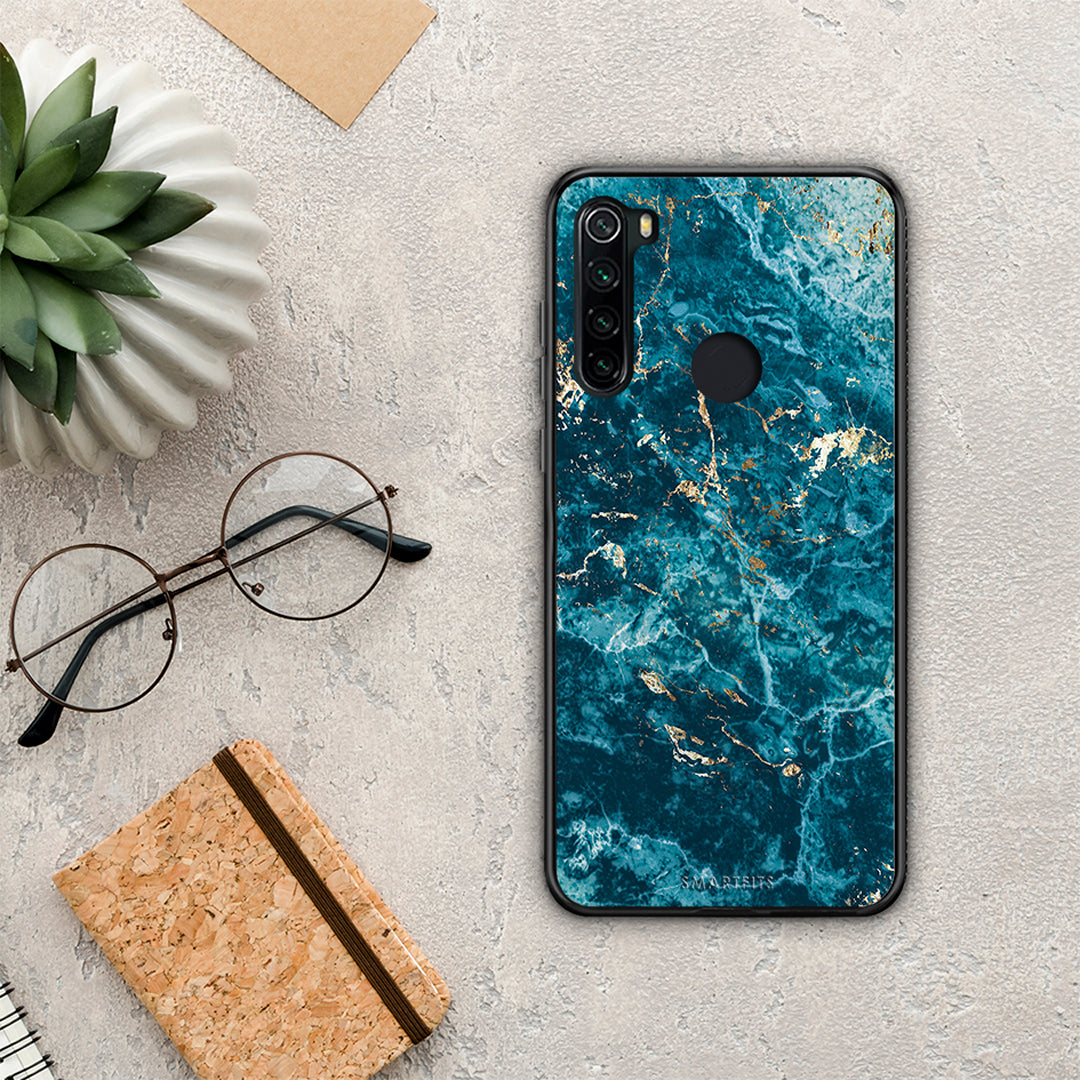 Marble Blue - Xiaomi Redmi Note 8 case