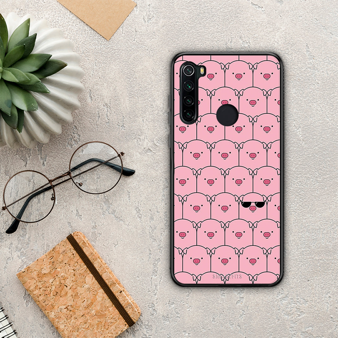 Pig Glasses - Xiaomi Redmi Note 8 case