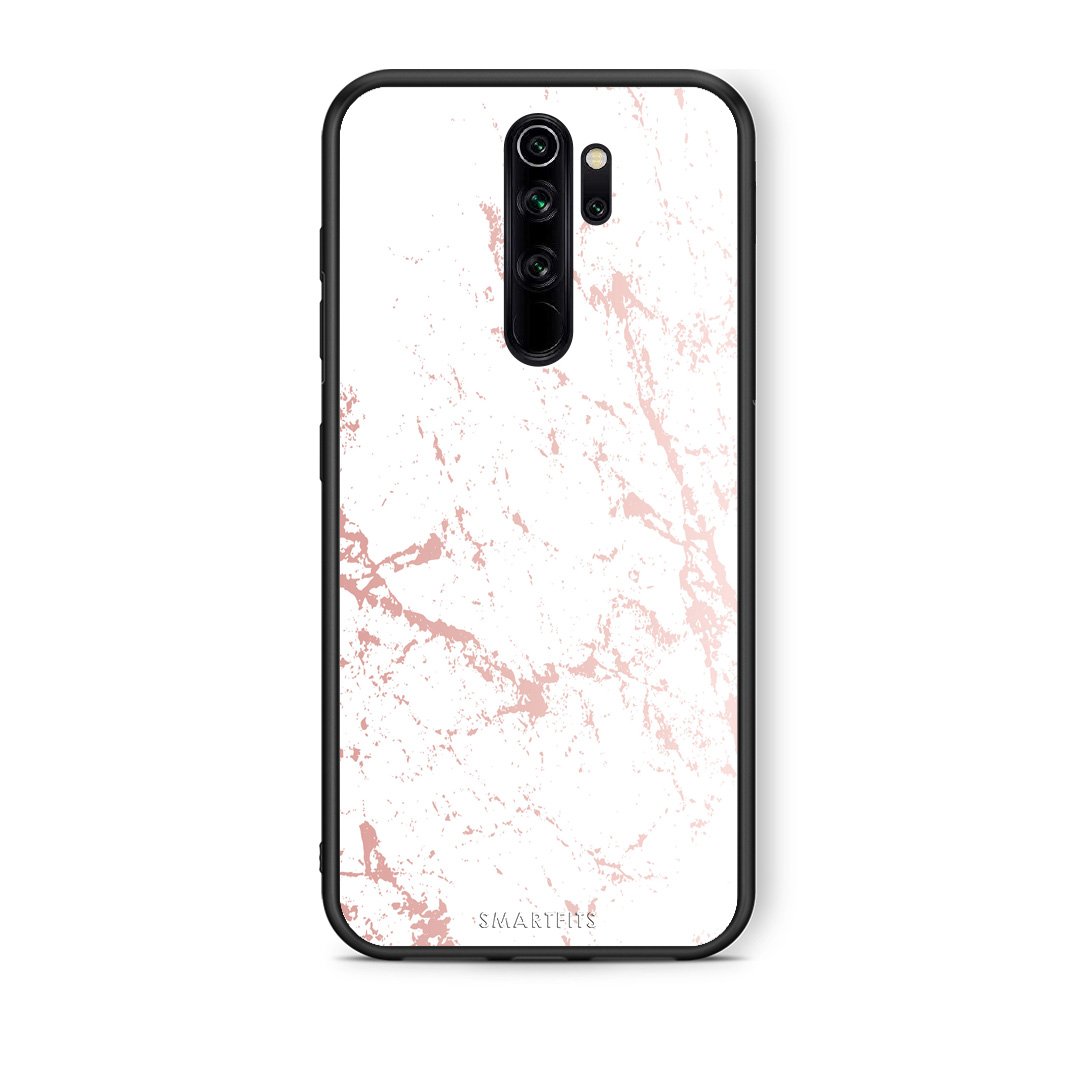 116 - Xiaomi Redmi Note 8 Pro Pink Splash Marble case, cover, bumper