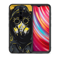 Thumbnail for Θήκη Xiaomi Redmi Note 8 Pro Mask PopArt από τη Smartfits με σχέδιο στο πίσω μέρος και μαύρο περίβλημα | Xiaomi Redmi Note 8 Pro Mask PopArt case with colorful back and black bezels