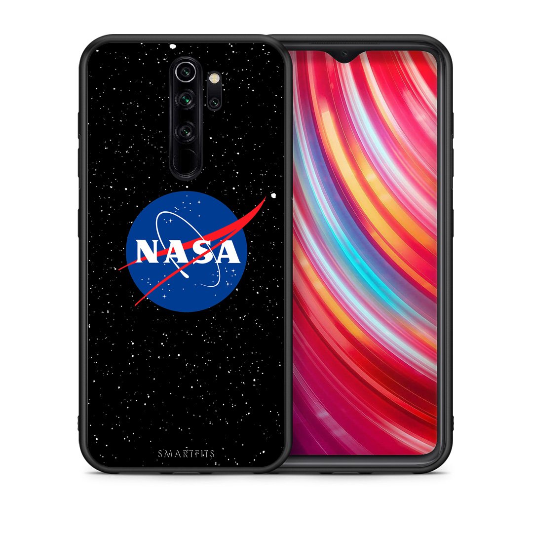 Θήκη Xiaomi Redmi Note 8 Pro NASA PopArt από τη Smartfits με σχέδιο στο πίσω μέρος και μαύρο περίβλημα | Xiaomi Redmi Note 8 Pro NASA PopArt case with colorful back and black bezels