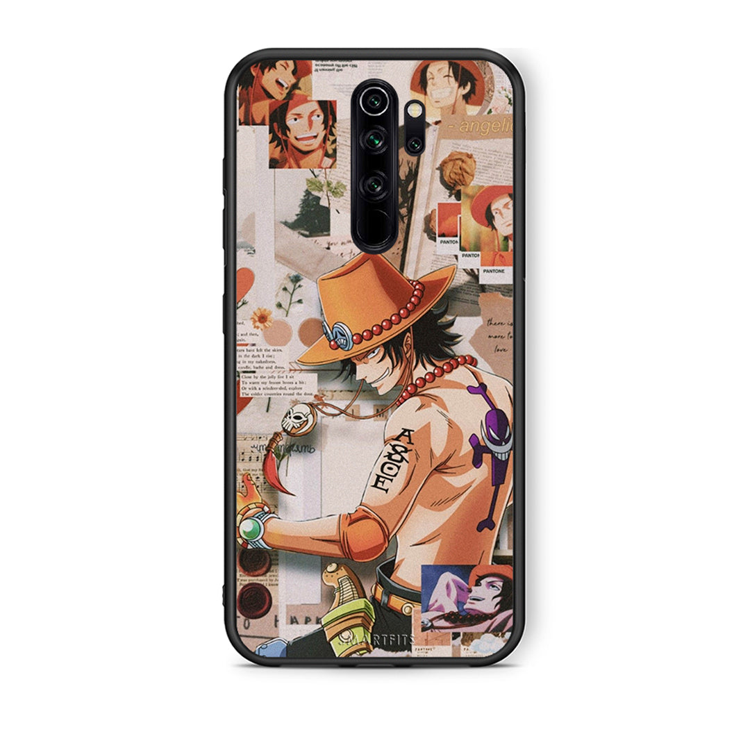 Xiaomi Redmi Note 8 Pro Anime Collage θήκη από τη Smartfits με σχέδιο στο πίσω μέρος και μαύρο περίβλημα | Smartphone case with colorful back and black bezels by Smartfits