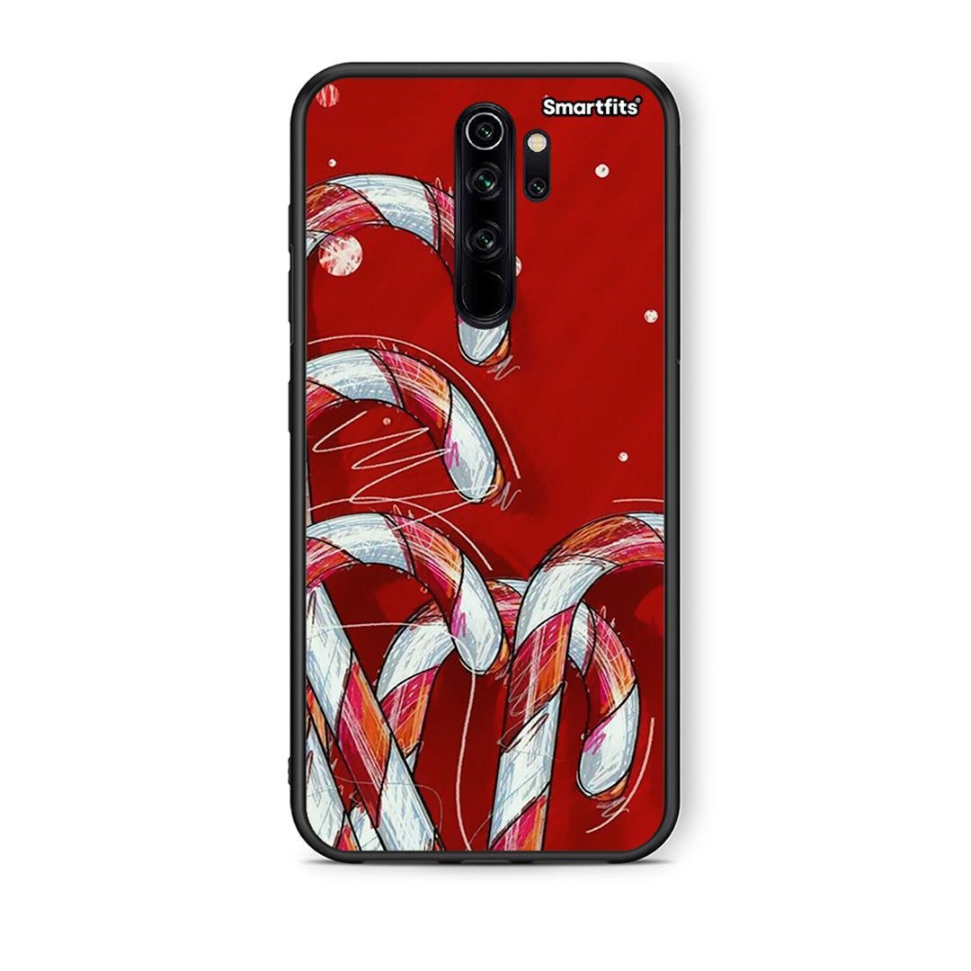 Xiaomi Redmi Note 8 Pro Candy Cane θήκη από τη Smartfits με σχέδιο στο πίσω μέρος και μαύρο περίβλημα | Smartphone case with colorful back and black bezels by Smartfits