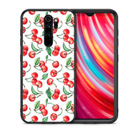 Thumbnail for Θήκη Xiaomi Redmi Note 8 Pro Cherry Summer από τη Smartfits με σχέδιο στο πίσω μέρος και μαύρο περίβλημα | Xiaomi Redmi Note 8 Pro Cherry Summer case with colorful back and black bezels