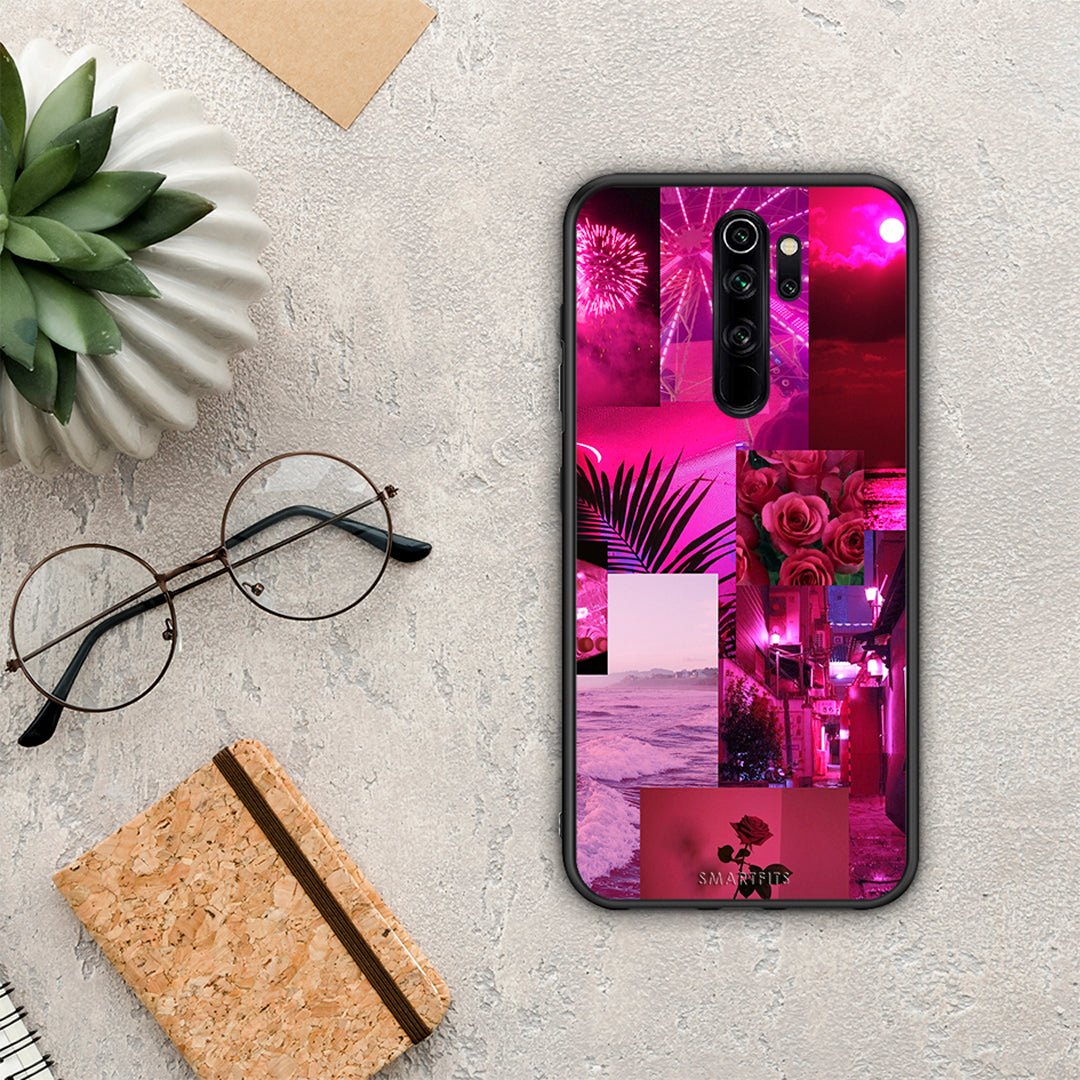 Collage Red Roses - Xiaomi Redmi Note 8 Pro case