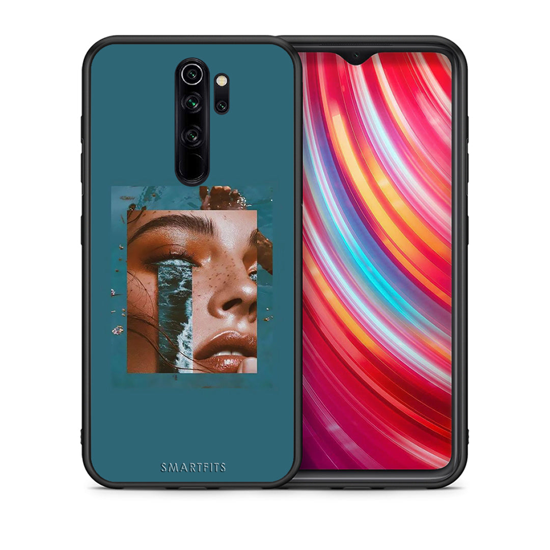 Θήκη Xiaomi Redmi Note 8 Pro Cry An Ocean από τη Smartfits με σχέδιο στο πίσω μέρος και μαύρο περίβλημα | Xiaomi Redmi Note 8 Pro Cry An Ocean case with colorful back and black bezels