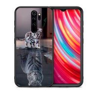 Thumbnail for Θήκη Xiaomi Redmi Note 8 Pro Tiger Cute από τη Smartfits με σχέδιο στο πίσω μέρος και μαύρο περίβλημα | Xiaomi Redmi Note 8 Pro Tiger Cute case with colorful back and black bezels