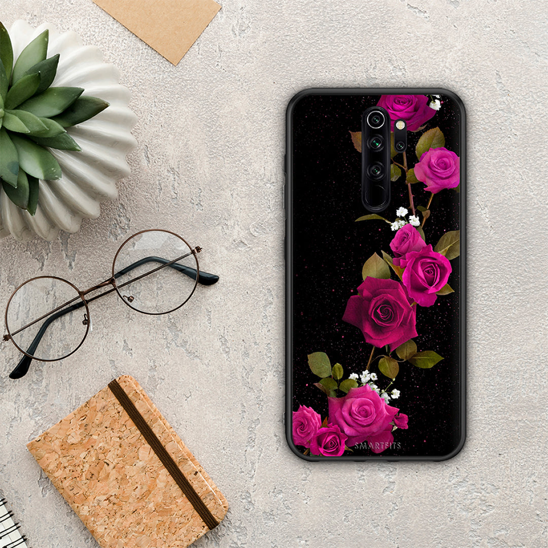 Flower Red Roses - Xiaomi Redmi Note 8 Pro case