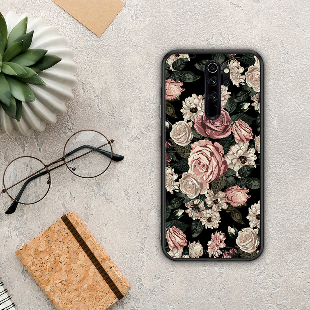 Flower Wild Roses - Xiaomi Redmi Note 8 Pro case