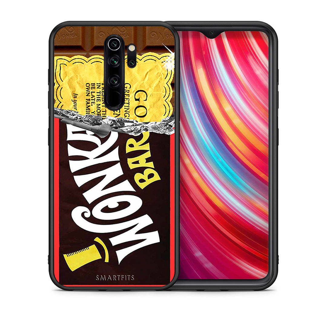 Θήκη Xiaomi Redmi Note 8 Pro Golden Ticket από τη Smartfits με σχέδιο στο πίσω μέρος και μαύρο περίβλημα | Xiaomi Redmi Note 8 Pro Golden Ticket case with colorful back and black bezels