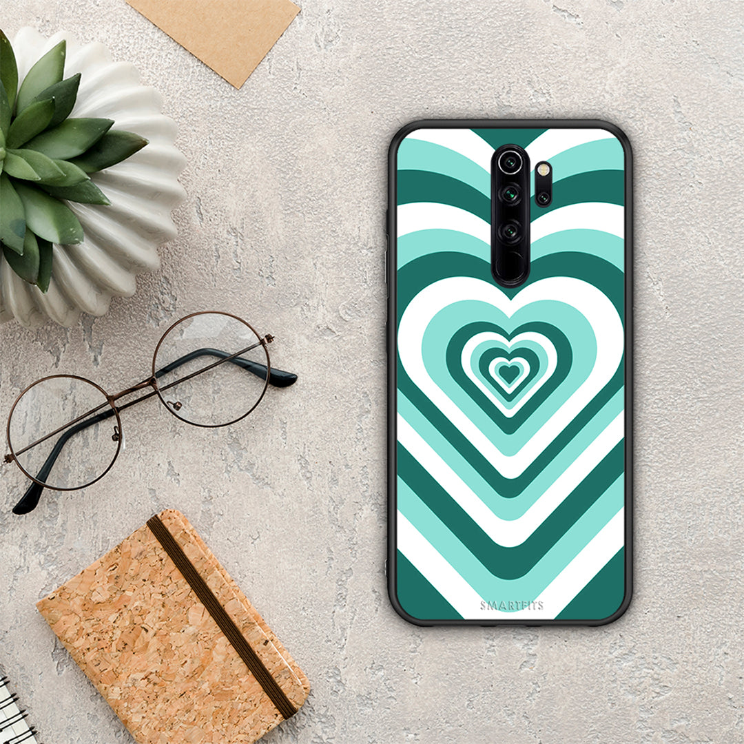 Green Hearts - Xiaomi Redmi Note 8 Pro case