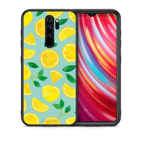 Thumbnail for Θήκη Xiaomi Redmi Note 8 Pro Lemons από τη Smartfits με σχέδιο στο πίσω μέρος και μαύρο περίβλημα | Xiaomi Redmi Note 8 Pro Lemons case with colorful back and black bezels