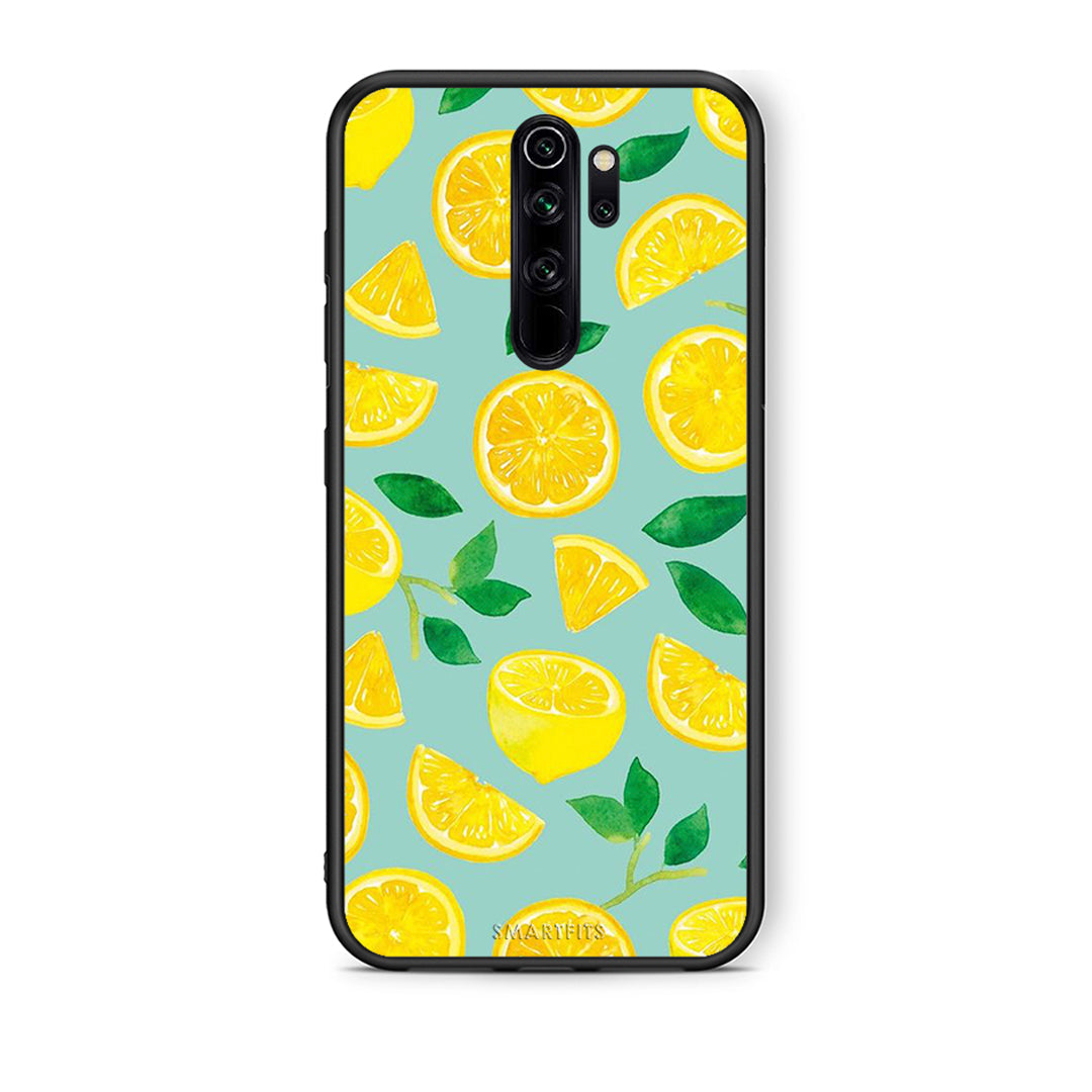 Xiaomi Redmi Note 8 Pro Lemons θήκη από τη Smartfits με σχέδιο στο πίσω μέρος και μαύρο περίβλημα | Smartphone case with colorful back and black bezels by Smartfits